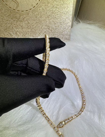 [GALE]HAUTE COUTURE GOLD SERPENTI NECKLACE