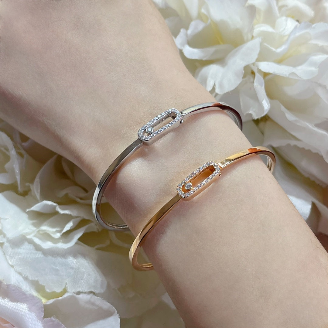 [GALE]Move Uno pavé flex bangle medium