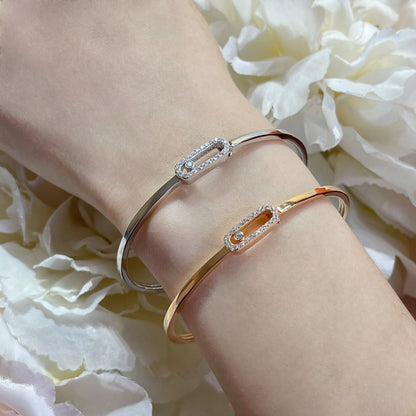 [GALE]Move Uno pavé flex bangle medium