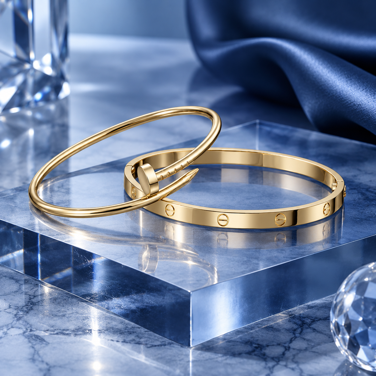 [GALE] LOVE & JUSTE Classic Bracelet Stack Set