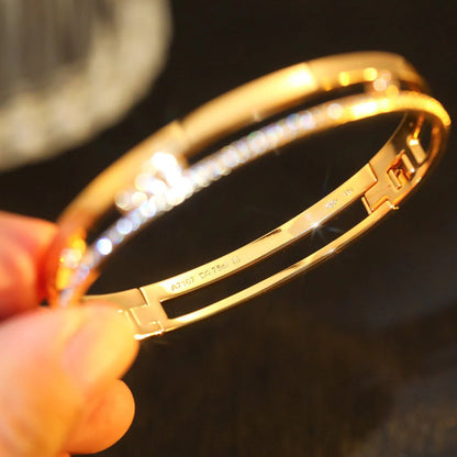 [GALE]Move Romane Diamond Bangle Bracelet
