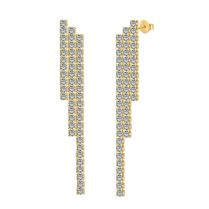 [GALE]Luxurious Dainty Banquet Earrings