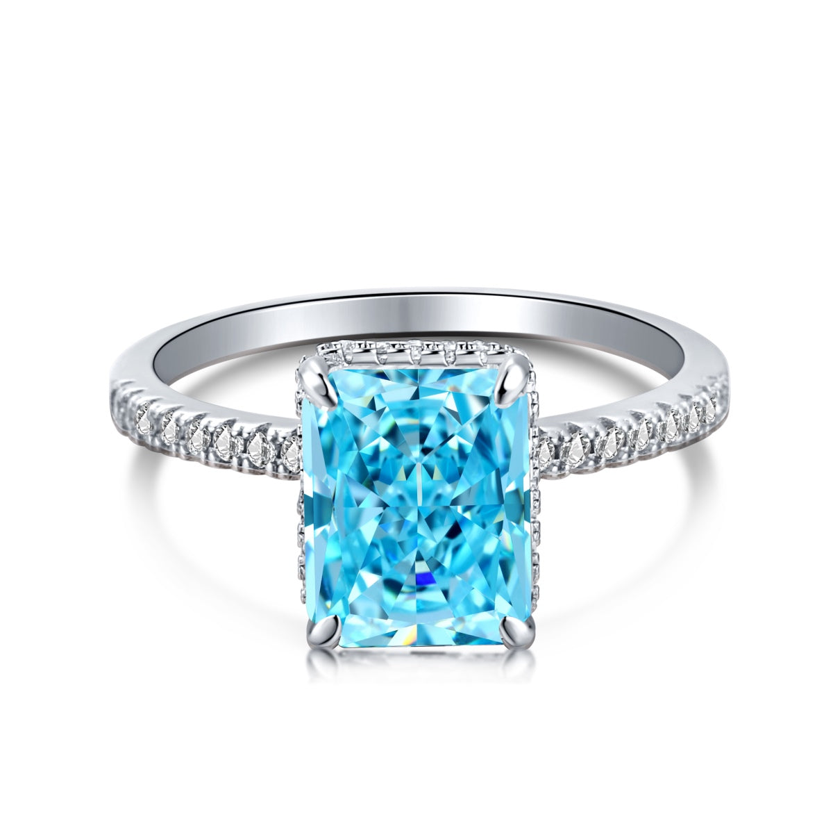 [GALE]4.0 Carat Luxurious Engagement Ring