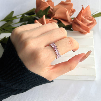 [GALE]Gorgeous Marquise Cut Tennis Ring