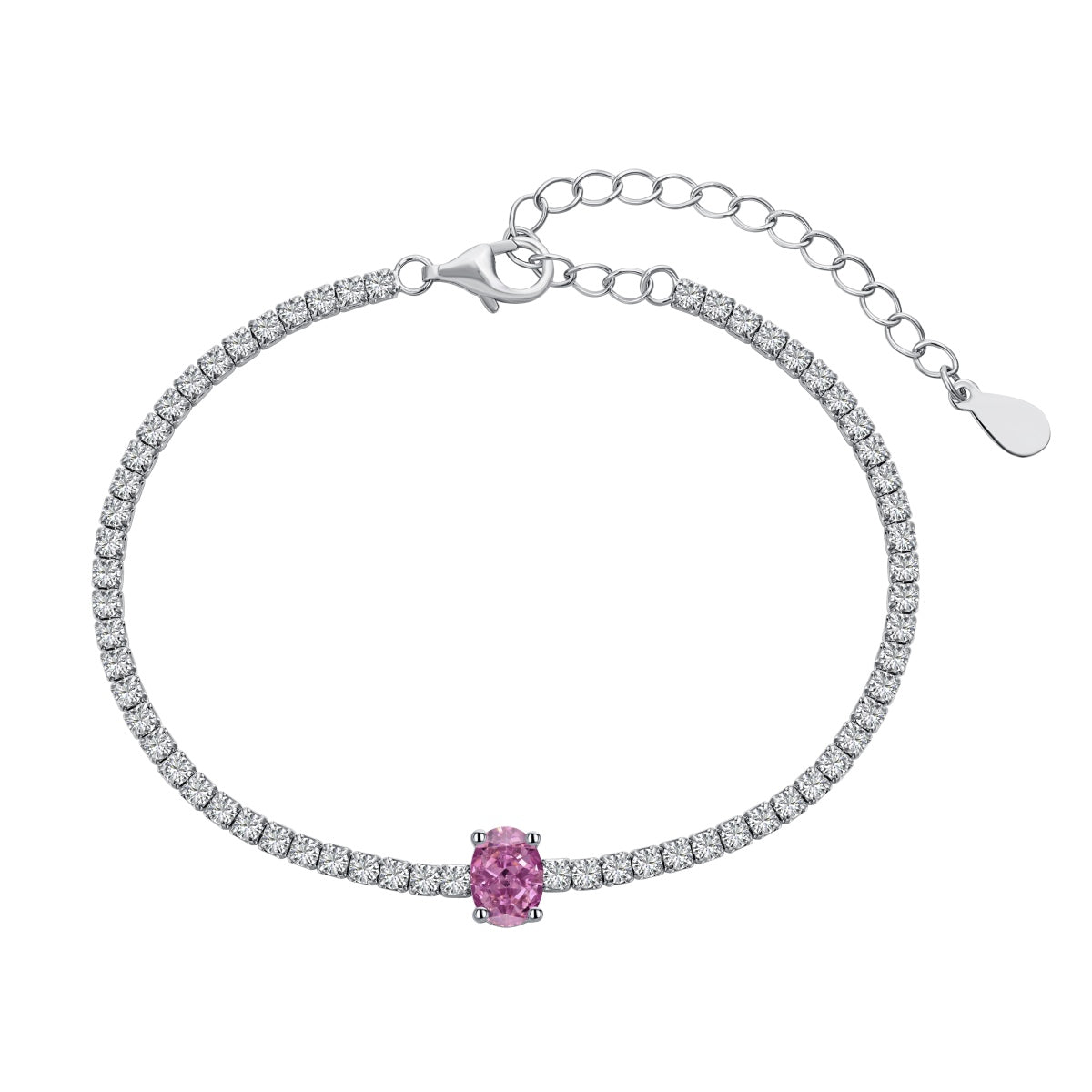 [GALE]0.75 Carat Exquisite Oval Cut Daily Bracelet
