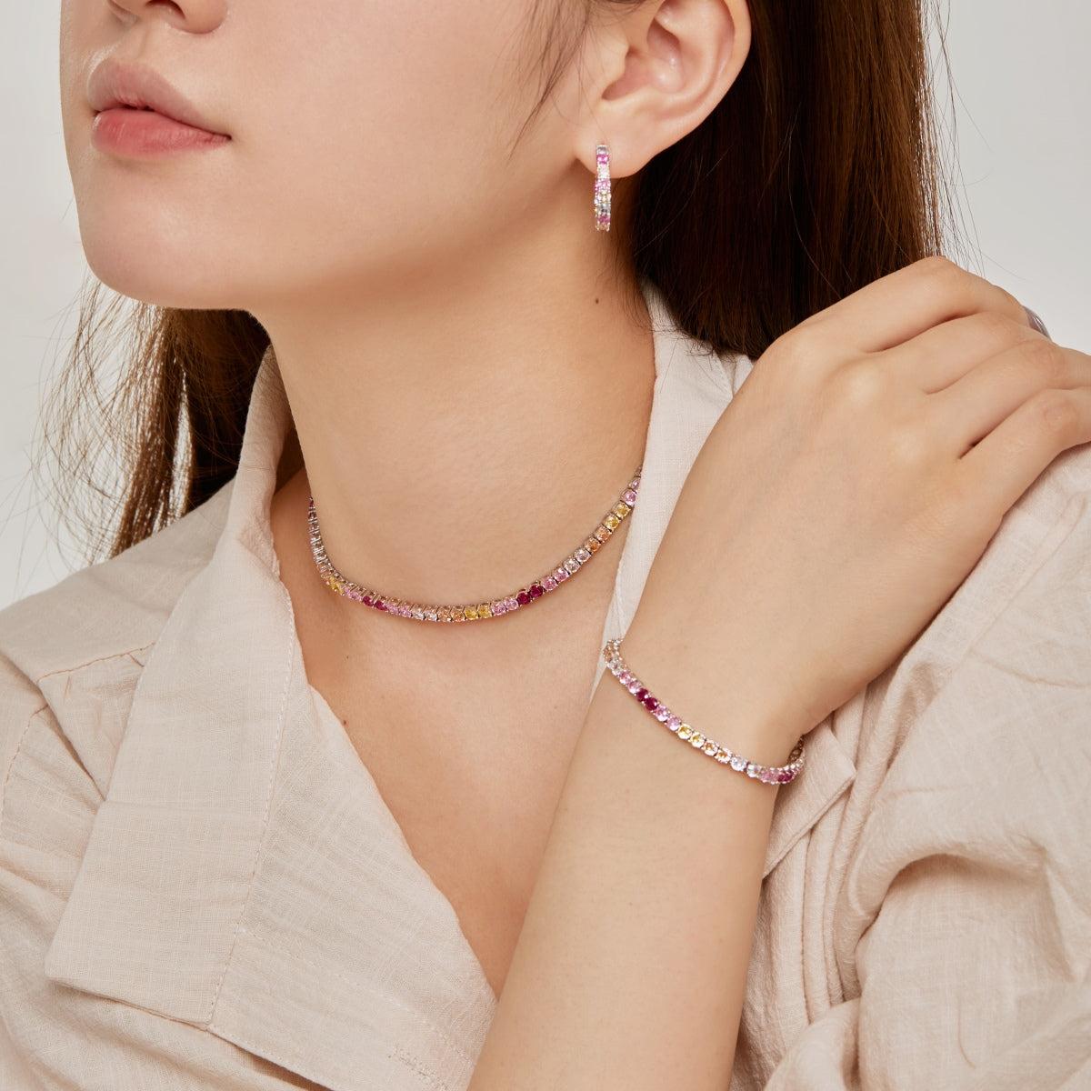 [GALE]Unique Round Cut Daily Earrings