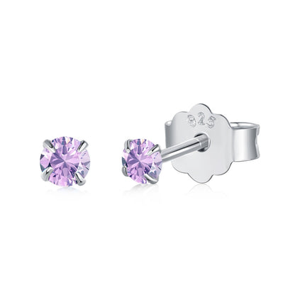 [GALE]Delicate Solitaire Earrings