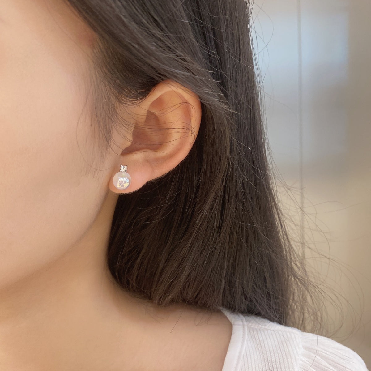 [GALE]Symphony Mermaid Pearl Earrings