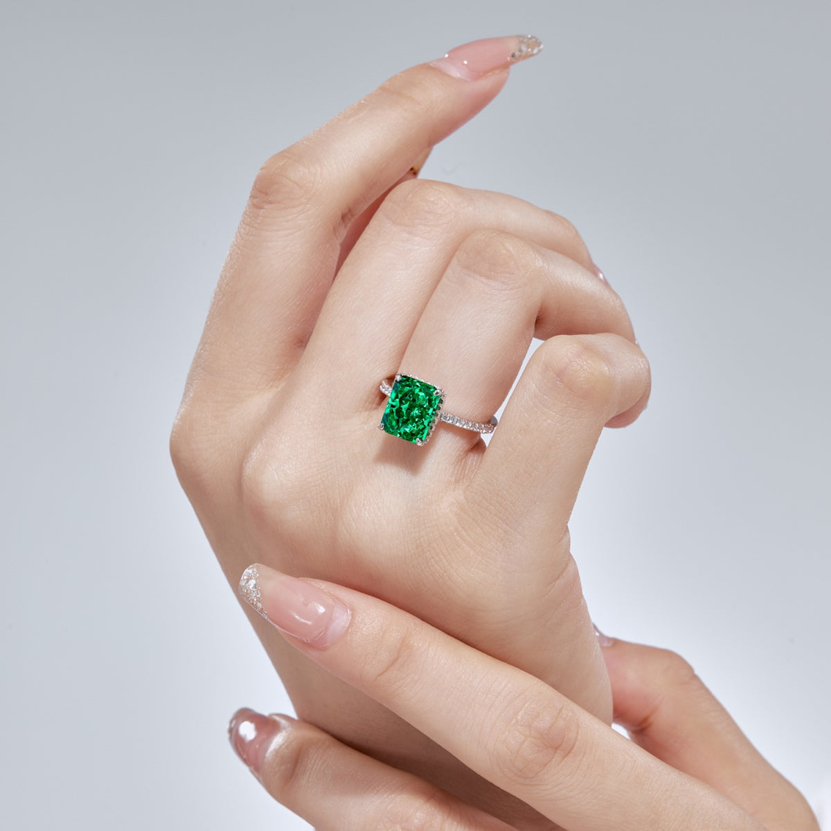 [GALE]4.0 Carat Luxurious Engagement Ring