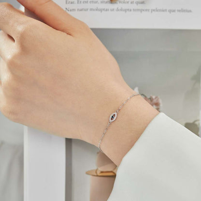 [GALE]Evil Eye Shape Necklace