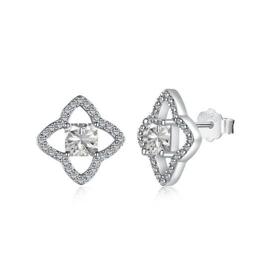 [GALE]Elegant Star Shape Princess Cut Daily Earrings
