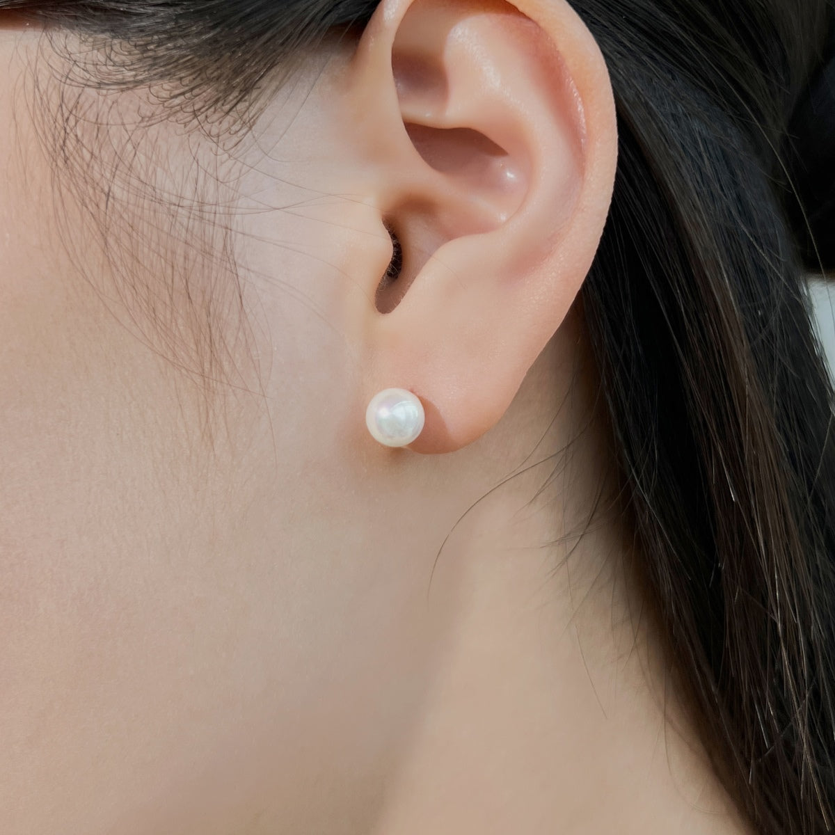 [GALE]Delicate Pearl Earrings