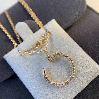 [GALE]JUSTE NECKLACE PINK GOLD DIAMONDS
