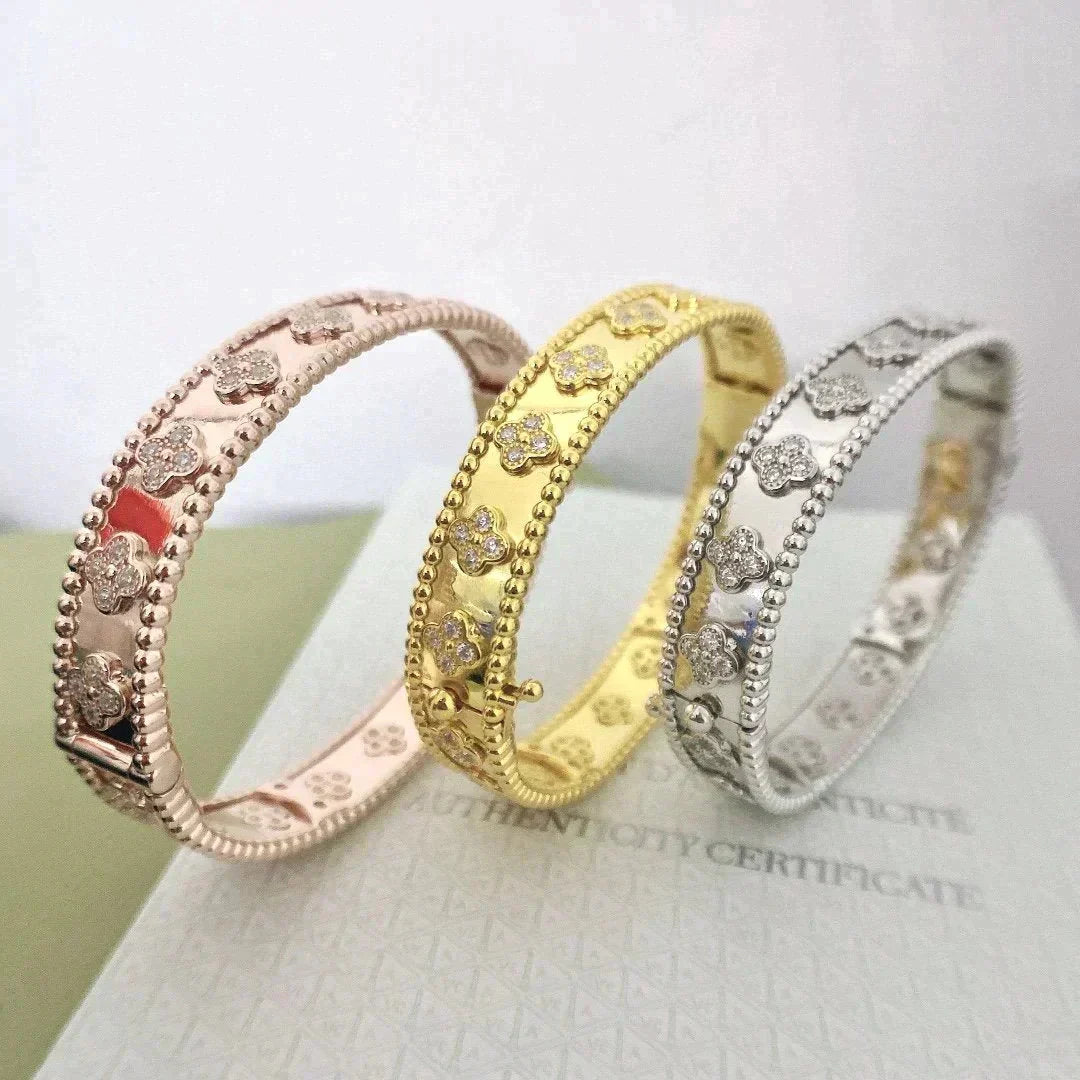 [GALE]CLOVER BRACELET 8MM DIAMONDS