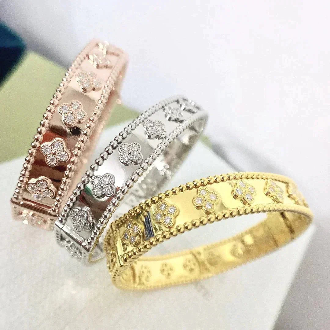 [GALE]CLOVER BRACELET 8MM DIAMONDS