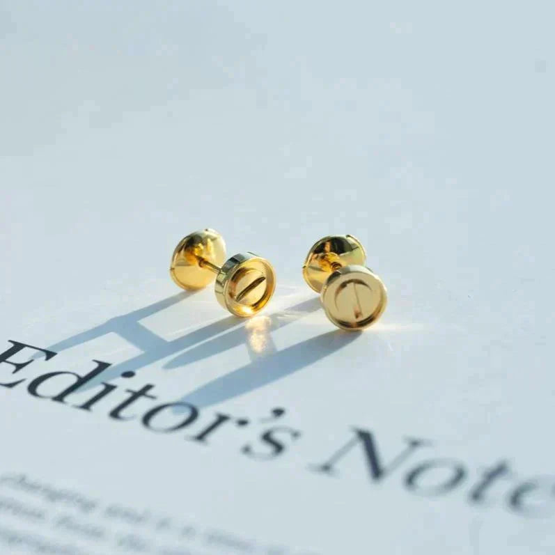 [GALE]LOVE EARRINGS GOLD 10MM