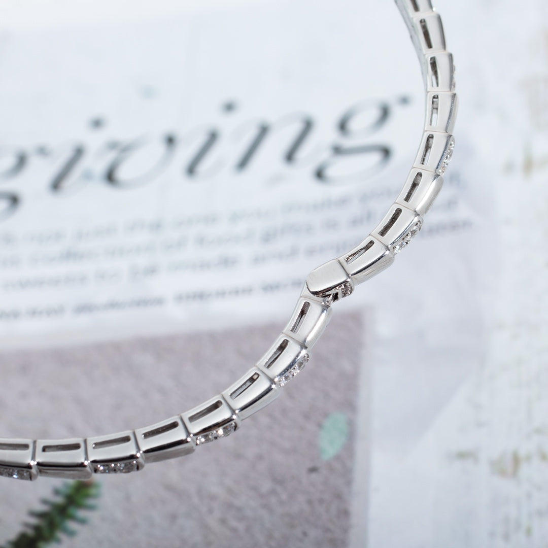 [GALE]SERPENTI BRACELET SILVER DIAMOND