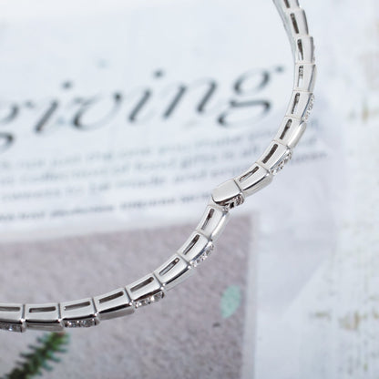 [GALE]SERPENTI BRACELET SILVER DIAMOND