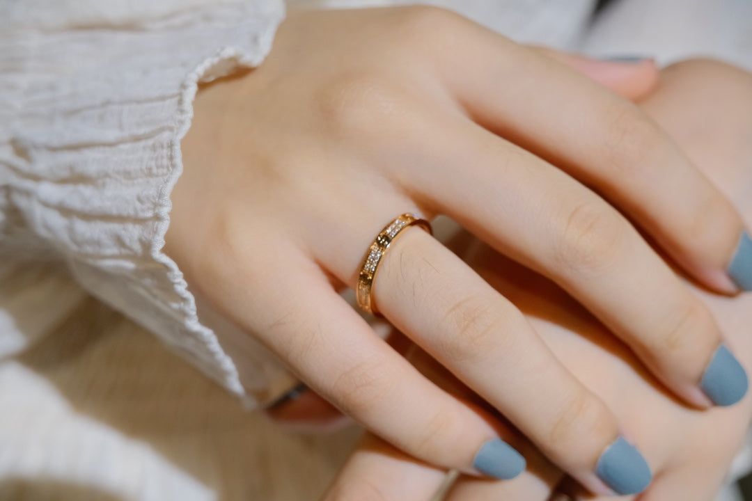 [GALE]LOVE RING 2.65MM DIAMOND
