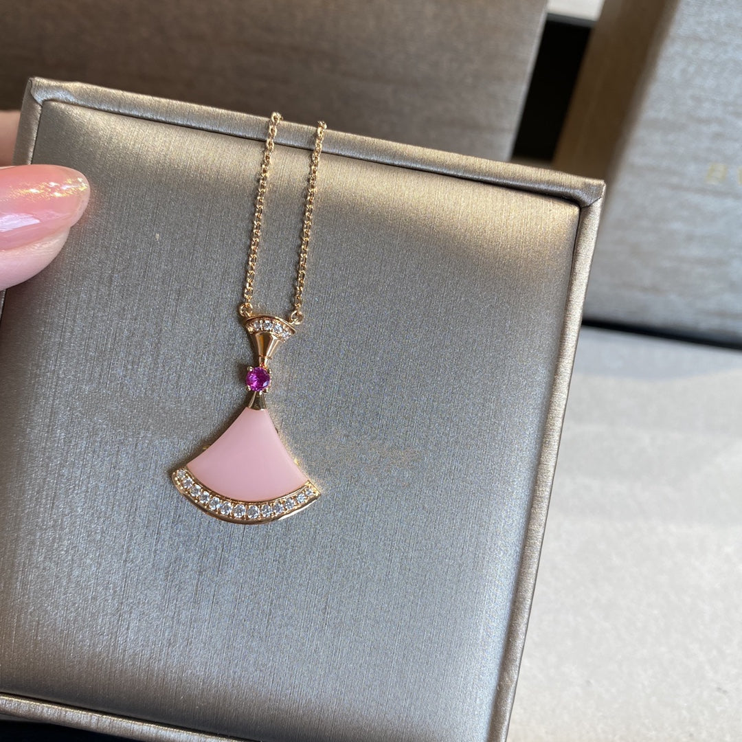 [GALE]DREAM NECKLACE PINK OPAL