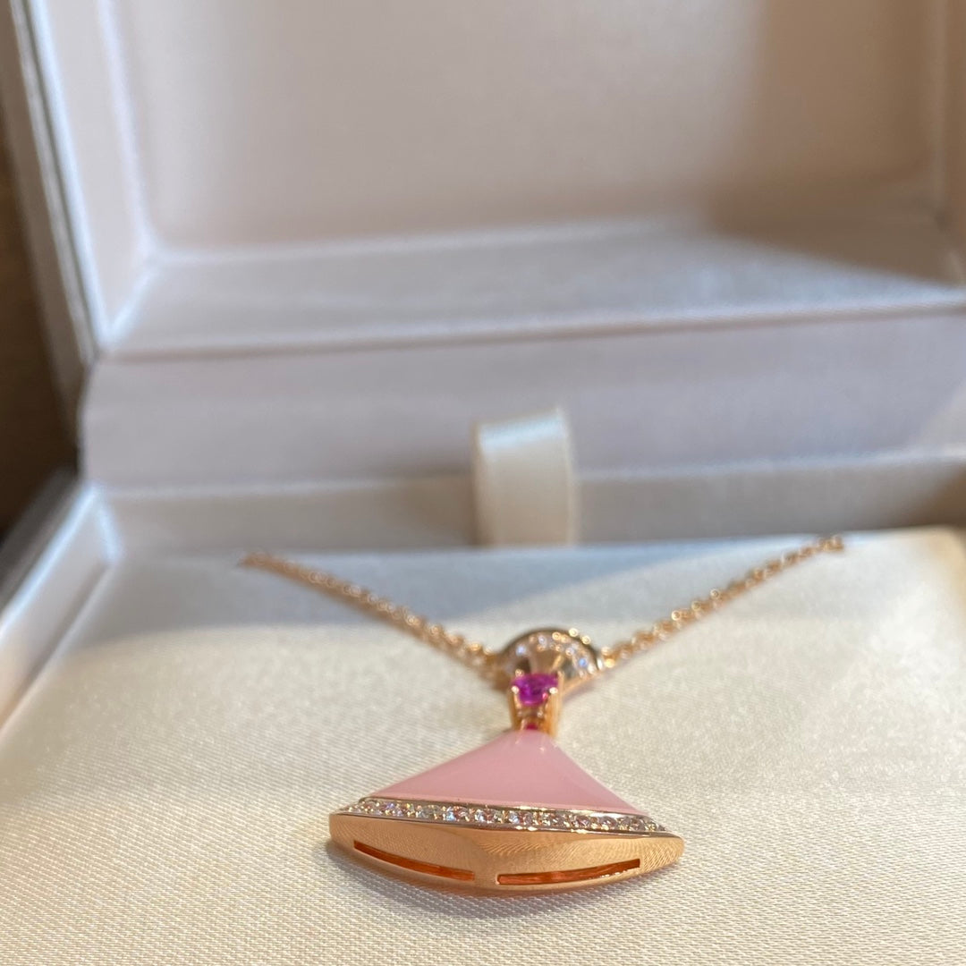 [GALE]DREAM NECKLACE PINK OPAL