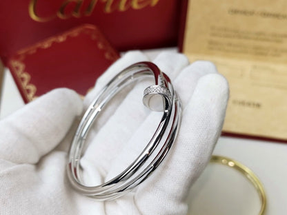 [GALE]JUSTE BRACELET 3.5MM DOUBLE ROW DIAMOND