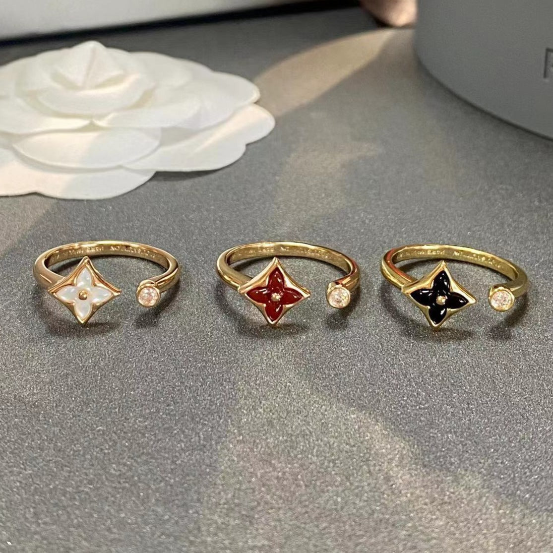 [GALE]STAR 1 DIAMOND OPEN RING