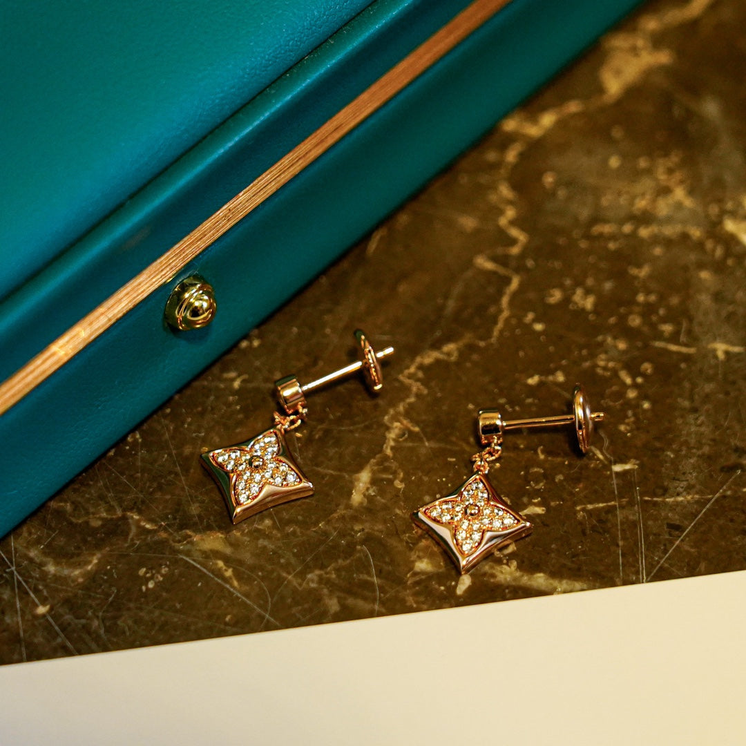 [GALE]STAR DIAMONDS EARRINGS GOLD