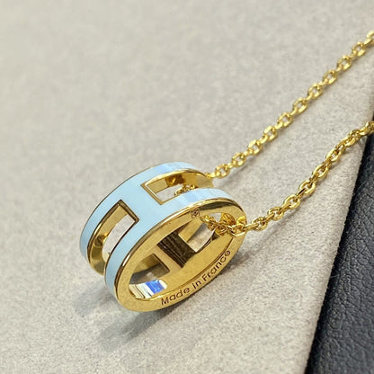 [GALE]POP H LIGHT BLUE NECKLACEGALE