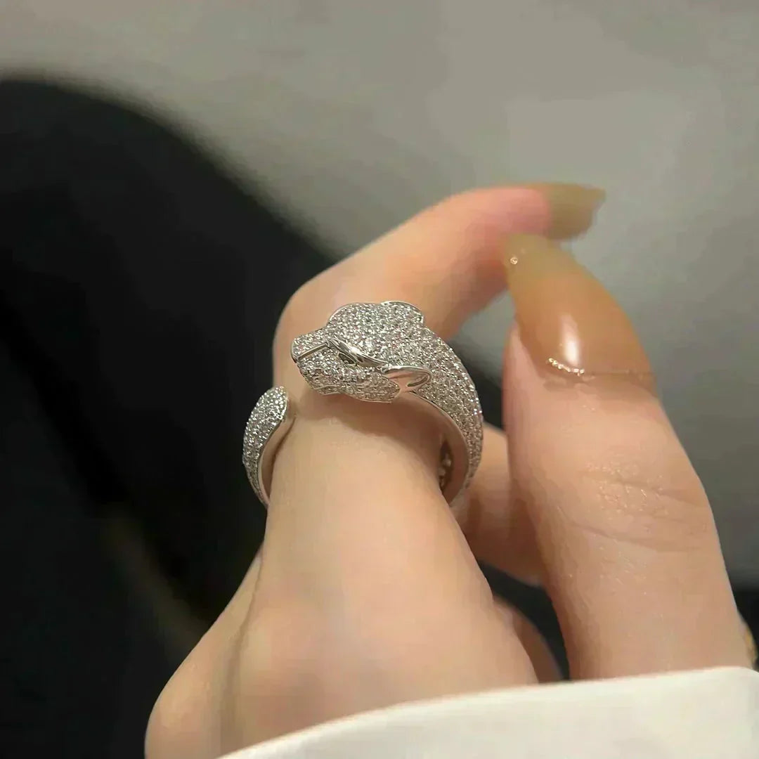 [GALE]PANTHERE 5.5MM ALL DIAMOND RING