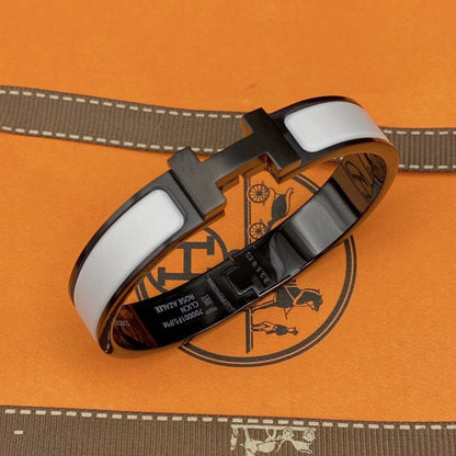 [GALE]H BRACELET 12MM BLACK WHITE CERAMIC