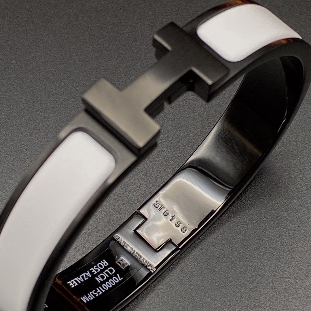 [GALE]H BRACELET 12MM BLACK WHITE CERAMIC