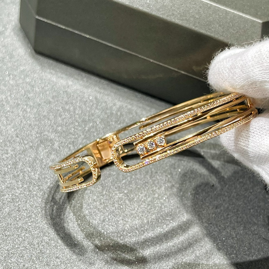 [GALE]MOVE 10TH PAVED DIAMOND BRACELET