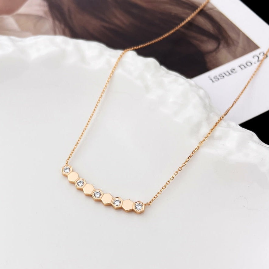 [GALE]BEE MY LOVE DIAMOND NECKLACE
