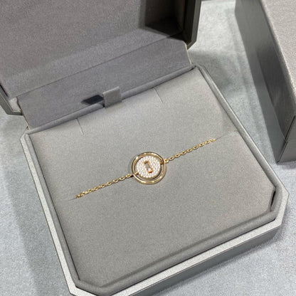 [GALE]LUCKY MOVE DIAMOND PAVED BRACELET
