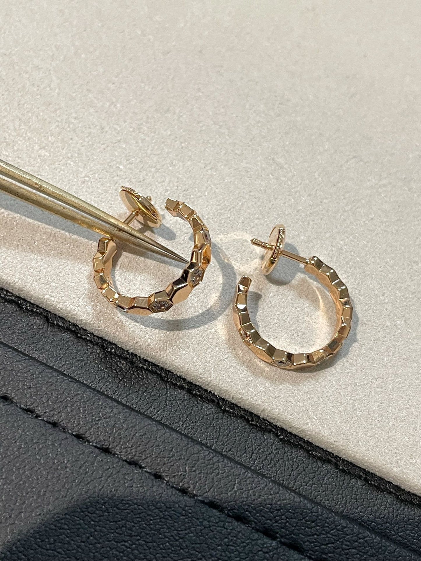 [GALE]Hollow Design Four-Leaf Clover Flower Shape Ring