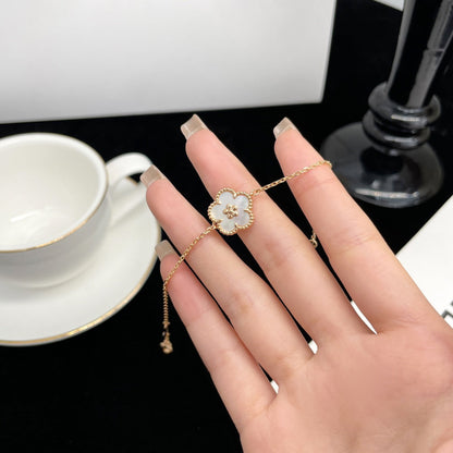 [NOVO]ラッキースプリング ローズゴールド モップブレスレット