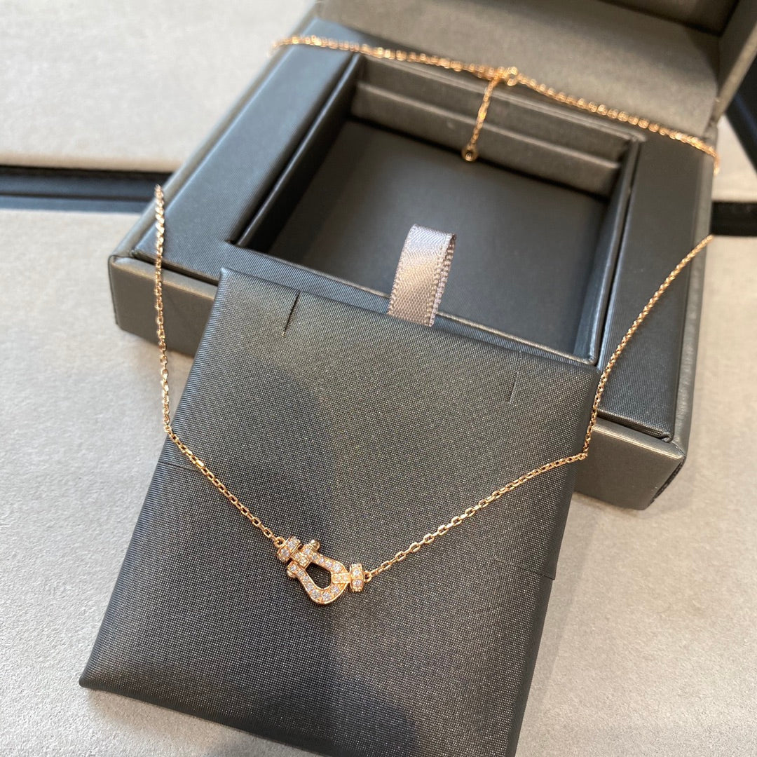 [GALE]FORCE 10 DIAMOND PINK GOLD NECKLACE MINI MODEL