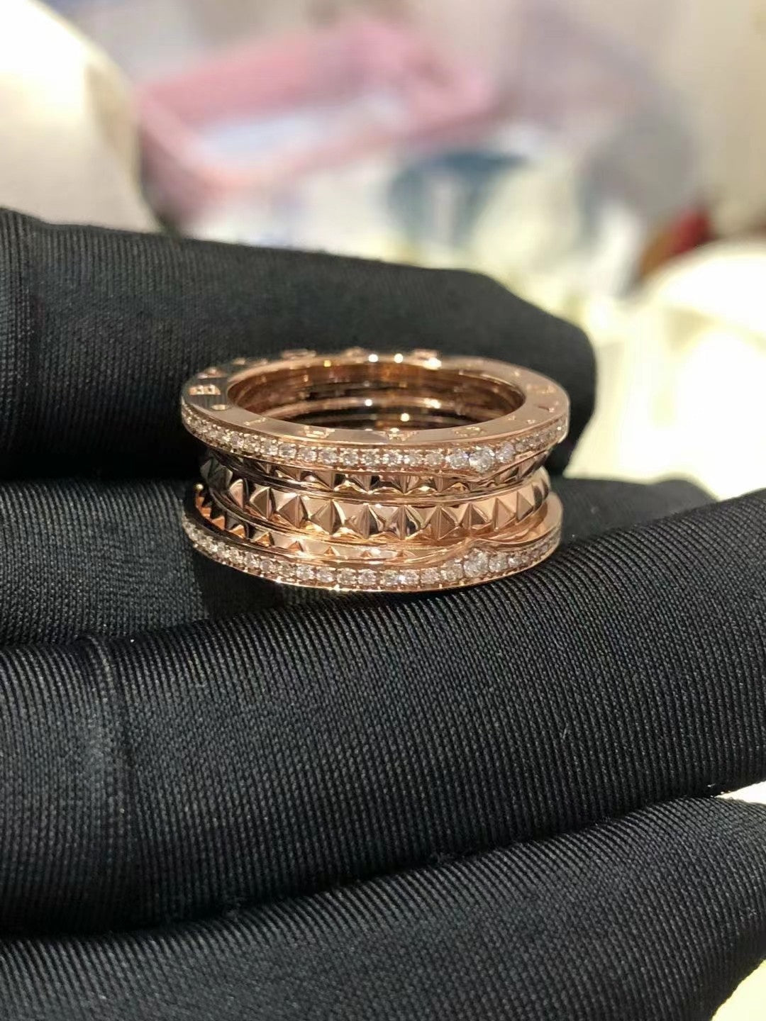 [GALE]ZERO 1 ROCK DIAMOND PINK GOLD