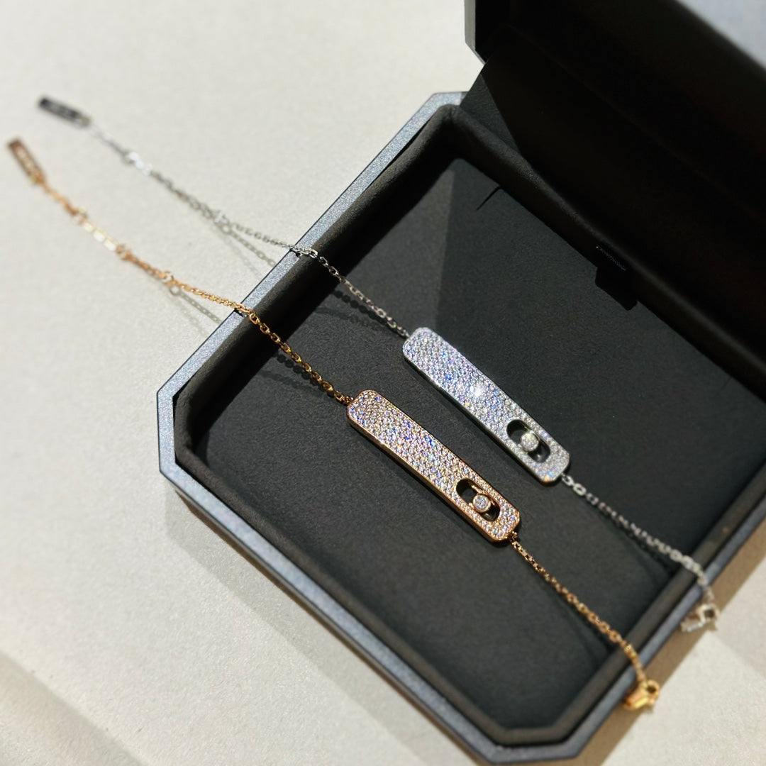 [GALE]MOVE CLASSIQUE DIAMOND PAVED BRACELET