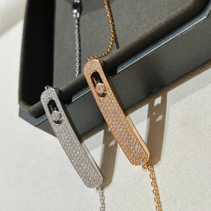 [GALE]MOVE CLASSIQUE DIAMOND PAVED BRACELET
