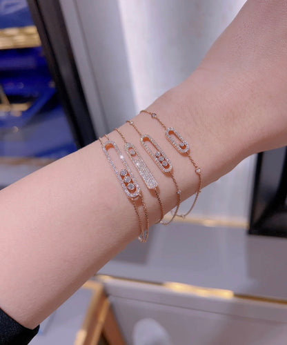 [GALE]MOVE CLASSIQUE DIAMOND PAVED BRACELET