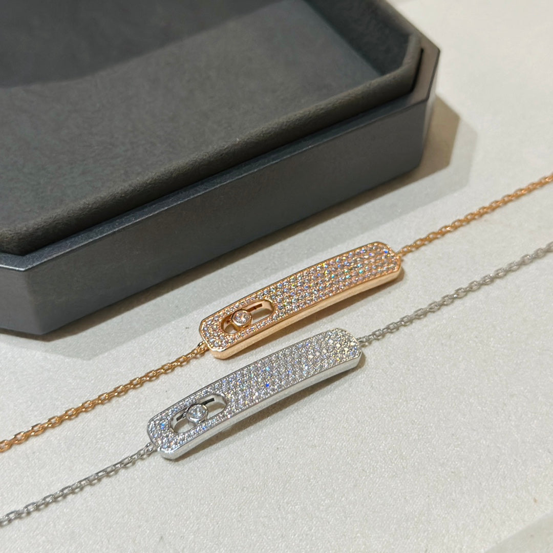 [GALE]MOVE CLASSIQUE DIAMOND PAVED BRACELET