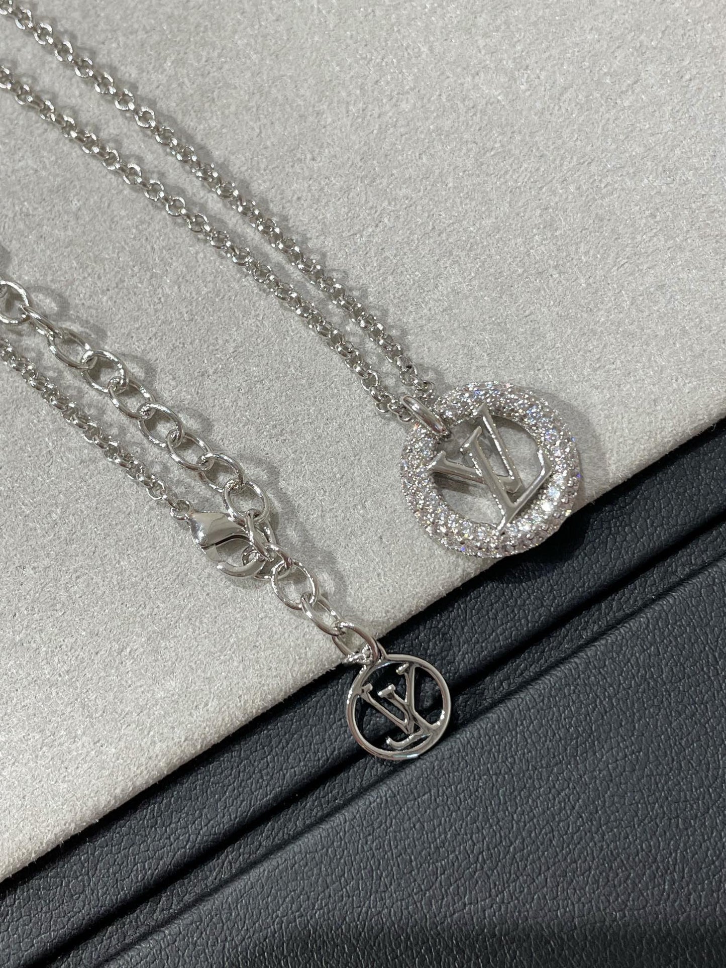 [GALE]BY NIGHT DIAMOND PAVED NECKLACE