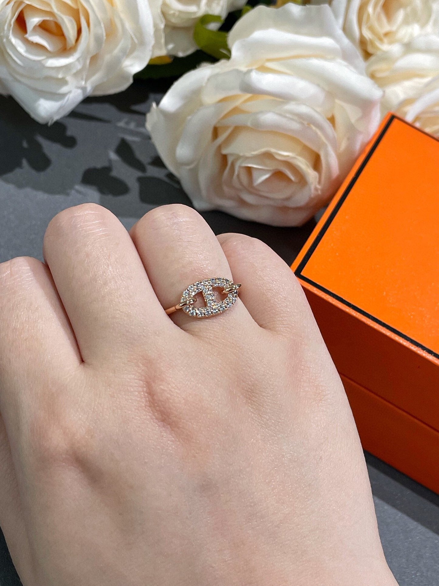 [GALE]RONDE SMALL DIAMOND RING