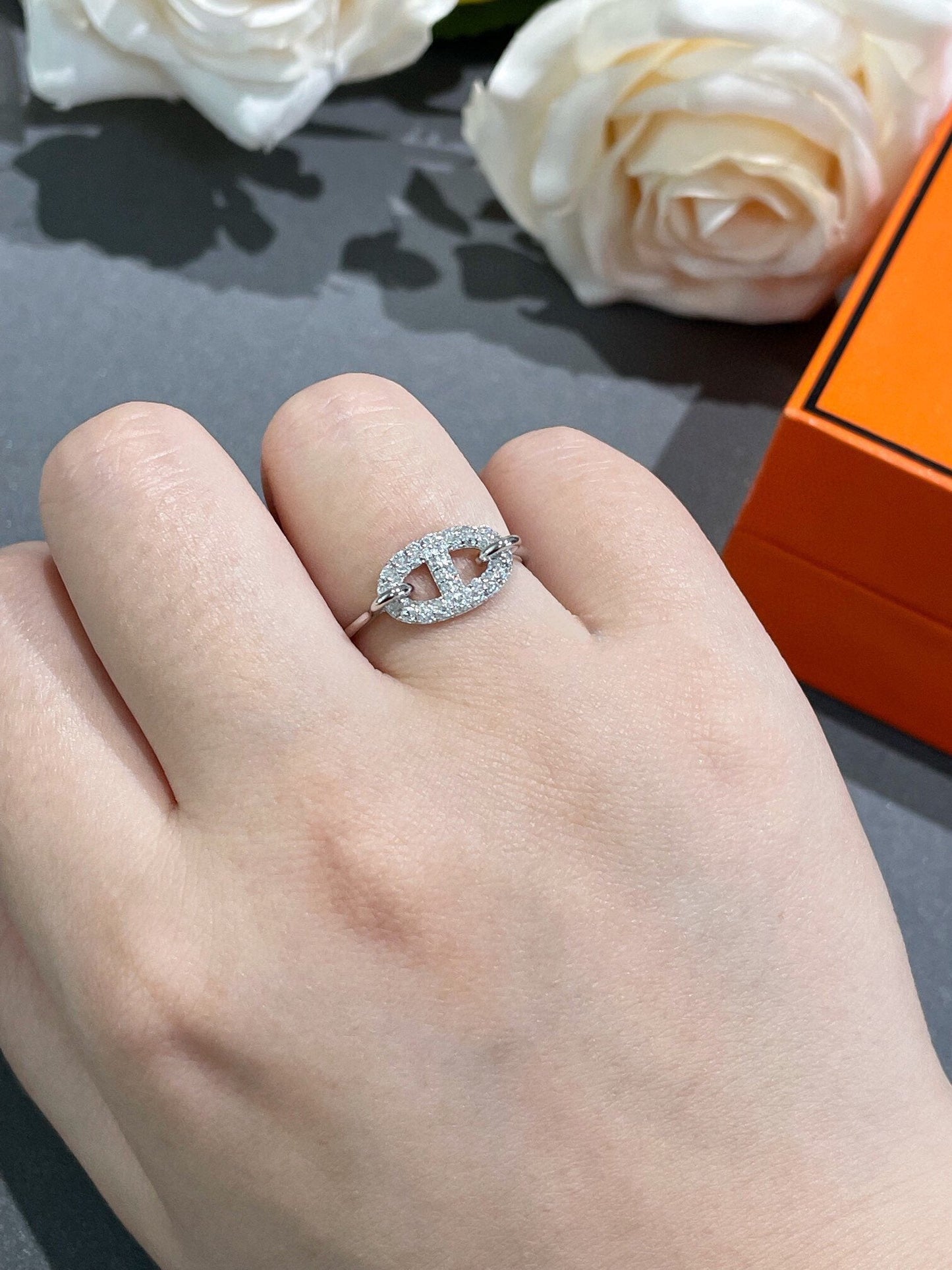 [GALE]RONDE SMALL DIAMOND RING