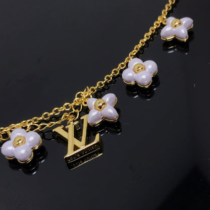 [GALE]LOGO 6 MOTIF STAR AND SUN GOLD BRACELET
