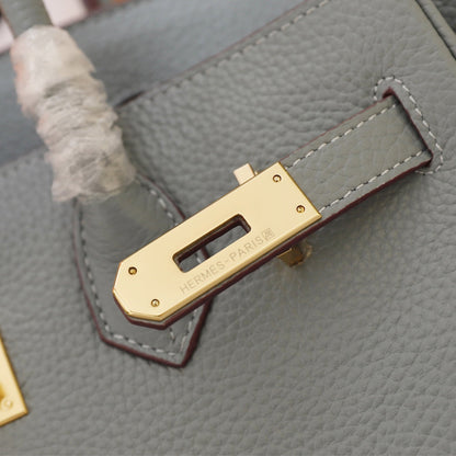HM BIRKIN BAG 30 TEMPERED GRAY TOGO GOLD HARDWARE