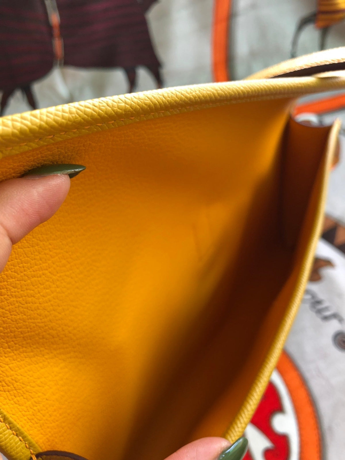 HM Jige 29 Yellow Epsom 229069