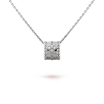 [NOVO]ペルレペンダントシルバーダイヤモンドネックレス